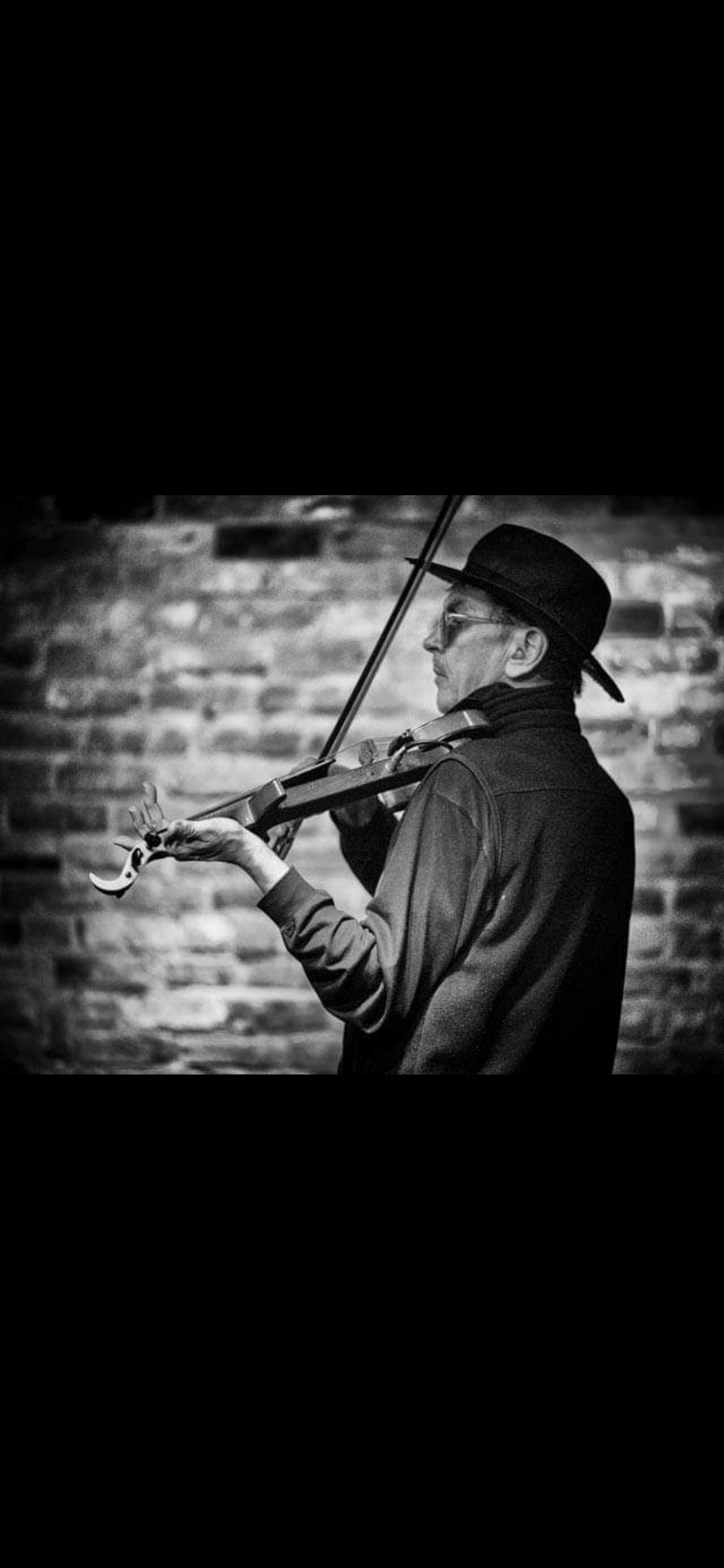 Walter playing violin